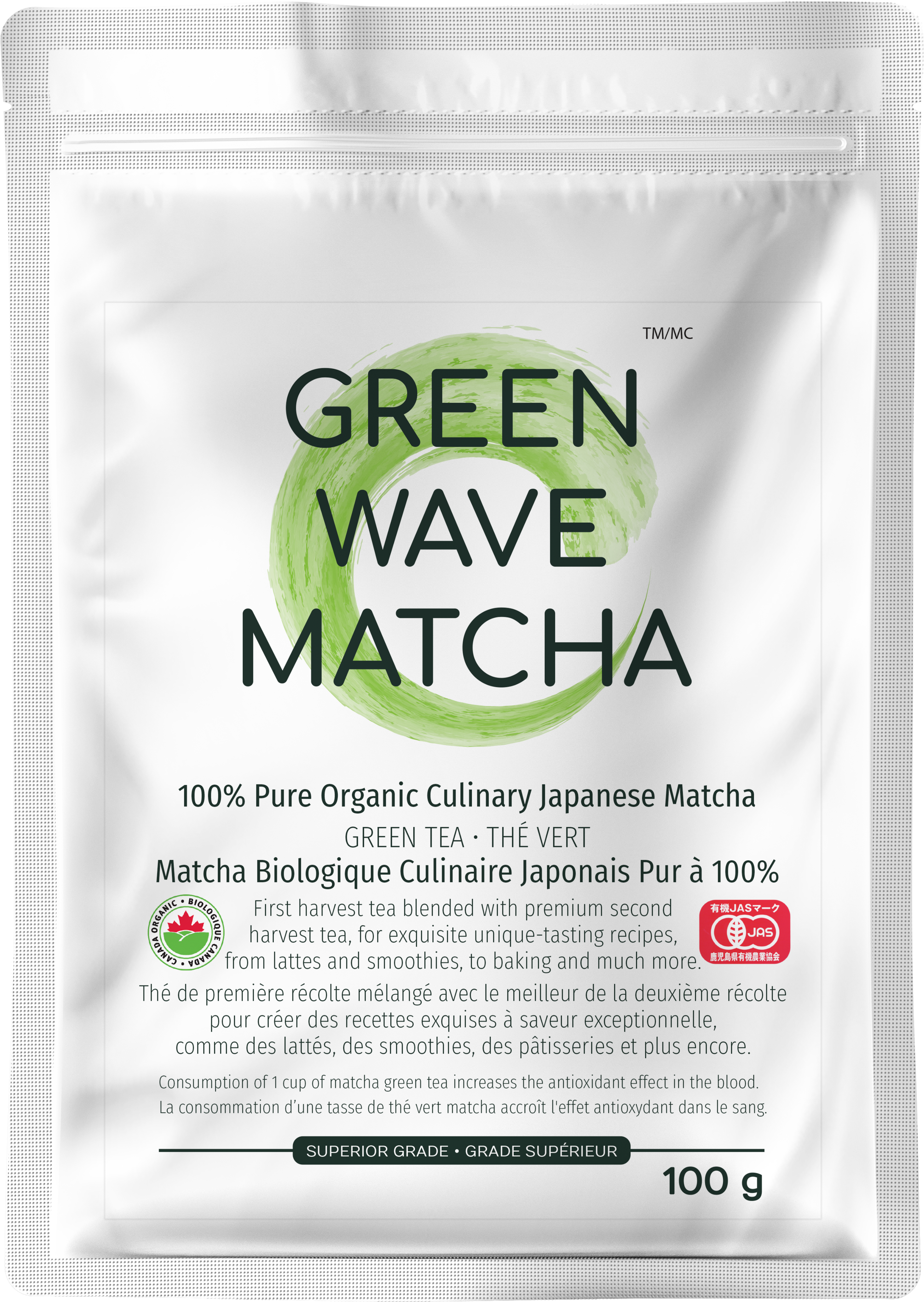 100g Organic Culinary Japanese Matcha