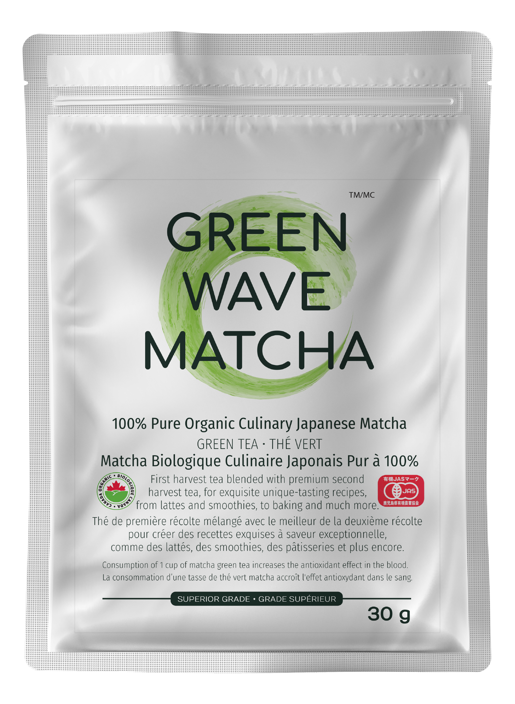 30g Organic Culinary Japanese Matcha